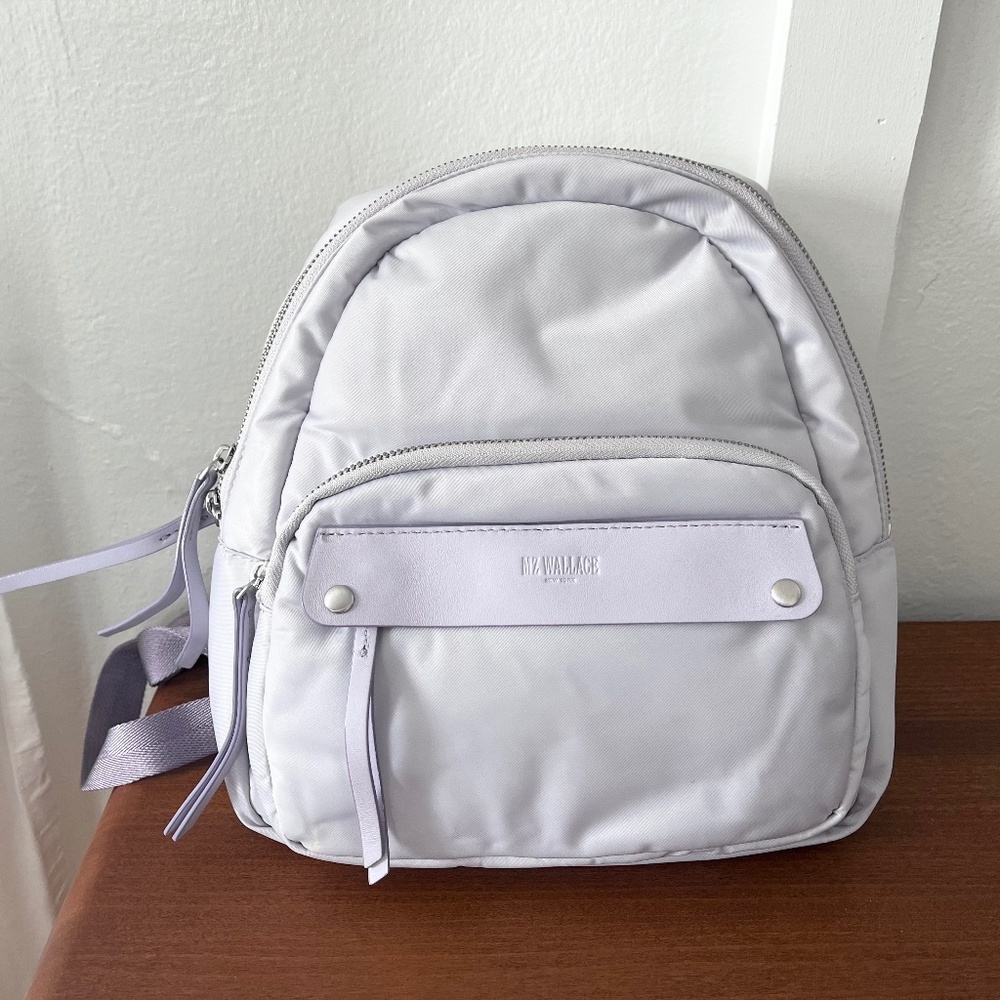 MZ Wallace Lavender Nylon Mini Backpack